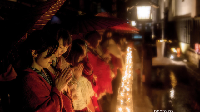 2015.01.15　雨と雪と傘の情景～古川　三寺参り