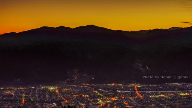 20171202　安峰山　夕景