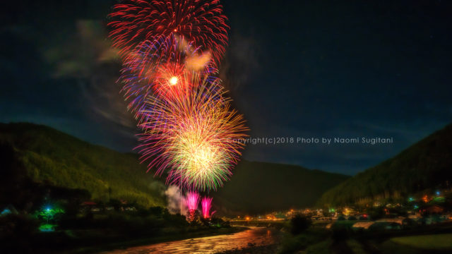20180826馬瀬川　花火
